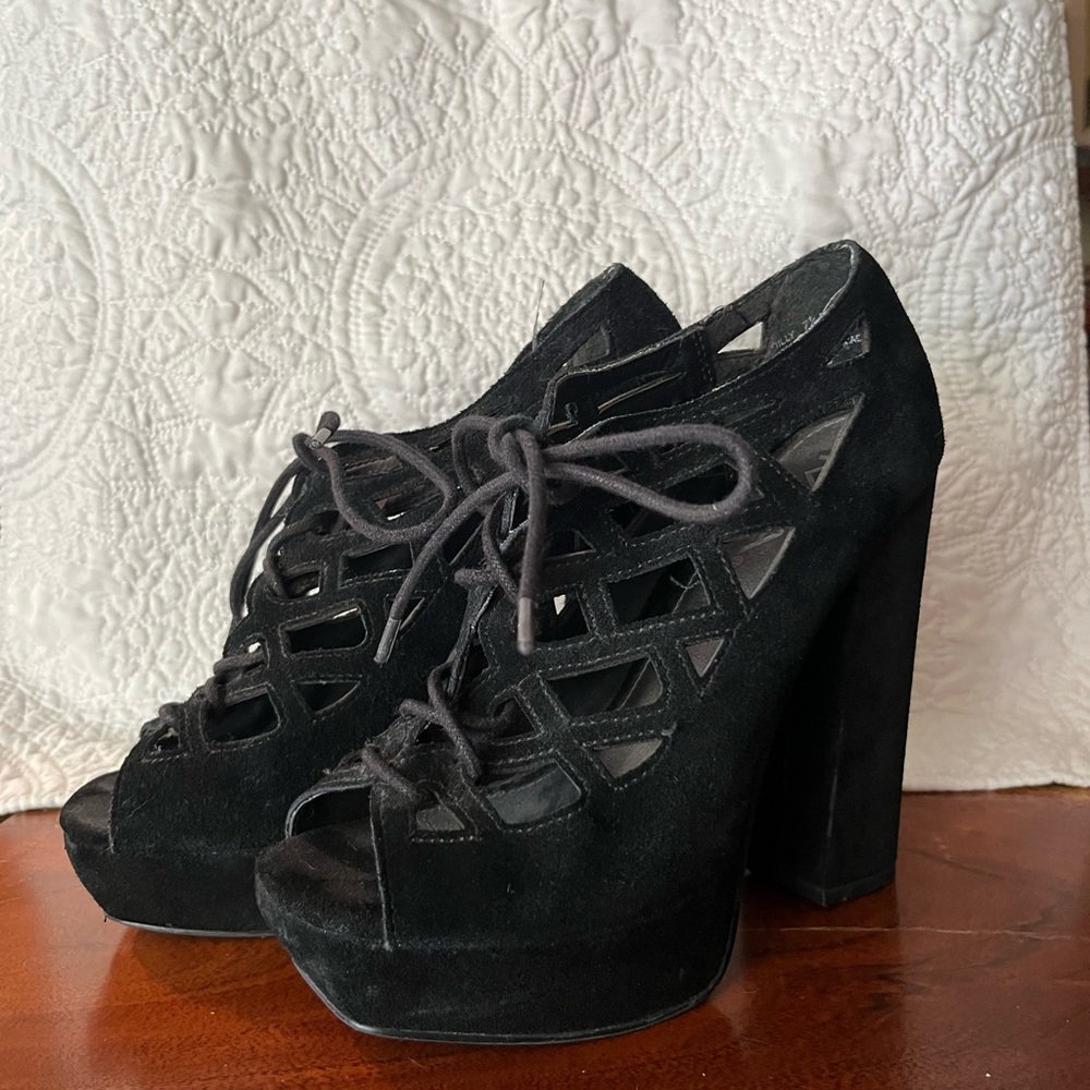 MIA Laceup Heels